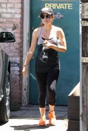 Lucy Hale Leaving the Gym in Beverly Hills - July 2014