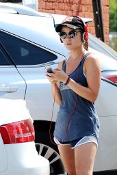 Lucy Hale Sport Style - Out in Beverly Hills, July 2014