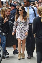 Lucy Hale Street Style - Out in NYC - June 2014