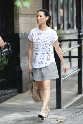 Lucy Liu Casual Style - Out in New York City - July 2014