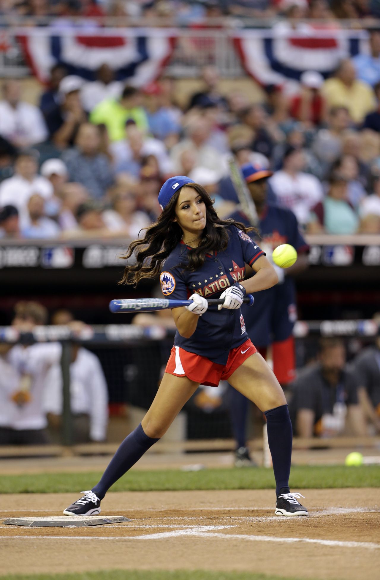 Melanie Iglesias MLB AllStar Legends & Celebrity Softball Game