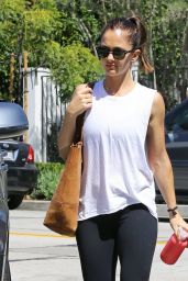 Minka Kelly Gym Style - Out in Los Angeles, July 2014
