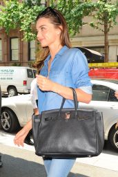 Miranda Kerr in Jeans - Out in New York City, July 2014
