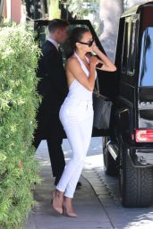 Naya Rivera Shows Off Skinny Body - Arriving at Sunset Towers Hotel in Beverly Hills - July 2014