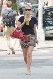 Nicky Hilton Stops at Organic Avenue in NYC - July 2014