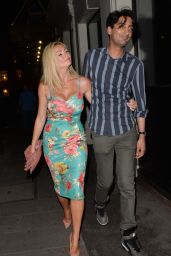 Nicola McLean & Maria Fowler Night Out Style - The Mayfair Hotel in London - July 2014