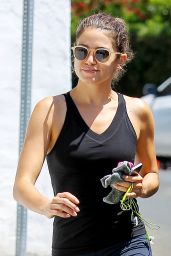 Nikki Reed Comes Out of Gym in Los Angeles - July 2014