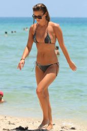 Nina Agdal Hot in a Bikini in Miami, July 2014