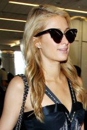 Paris Hilton Arriving at LAX Airport in Los Angeles - July 2014