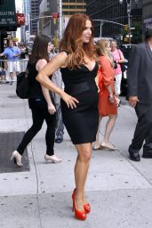 Poppy Montgomery at The Late Show with David Letterman in New York City - July 2014