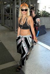 Rita Ora at LAX Airport in Los Angeles - July 2014