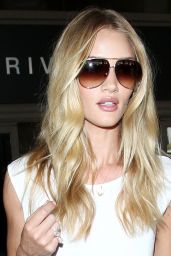 Rosie Huntington-Whiteley Arriving at LAX airport in Los Angeles - July 2014