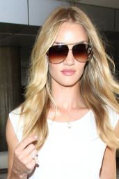 Rosie Huntington-Whiteley Arriving at LAX airport in Los Angeles - July 2014
