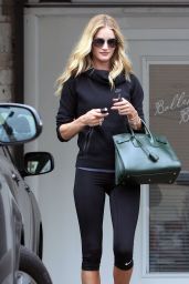 Rosie Huntington-Whiteley in tights Leaving the Gym in West Hollywood - July 2014