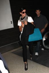 Sandra Bullock Arrives at Los Angeles International Airport - July 2014