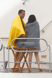 Selena Gomez and Cara Delevingne Bikini Candids - Yacht in St Tropez, July 2014