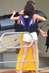 Selena Gomez and Cara Delevingne Bikini Candids - Yacht in St Tropez, July 2014