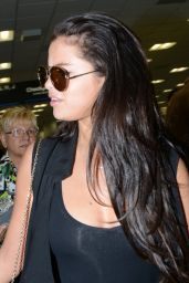 Selena Gomez at the Airport in Miami - July 2014