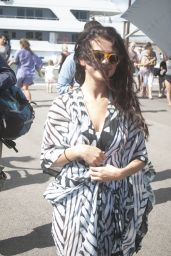 Selena Gomez in a Swimsuit on a Boat in St Tropez (France) - July 2014