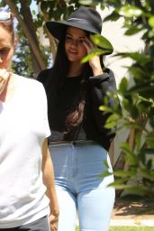 Selena Gomez Leaving a Friend