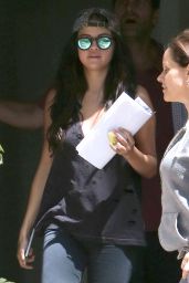 Selena Gomez Street Style - Visiting Her Acting Coach in LA, July 2014 
