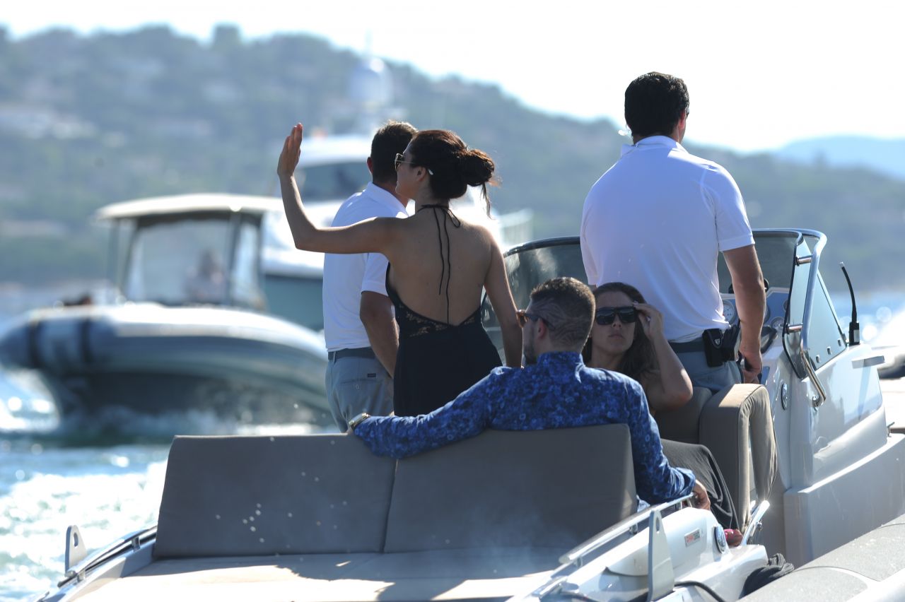 Selena Gomez Takes a Boat Ride in Saint-Tropez - July 2014 • CelebMafia