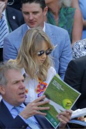 Suki Waterhouse and Bradley Cooper - 2014 Wimbledon Tennis Championships