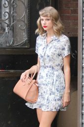 Taylor Swift Leggy - Leaving a Gym in New York City - July 2014