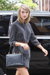 Taylor Swift Leggy - Out and about in NYC - July 2014
