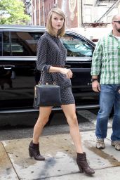 Taylor Swift Leggy - Out and about in NYC - July 2014
