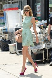 Taylor Swift Street Style - Out in New York - July 2014