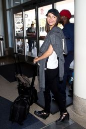 Victoria Justice Street Style - LAX Airport - june 2014