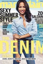 Zoe Saldana - Marie Claire Magazine - August 2014 Issue
