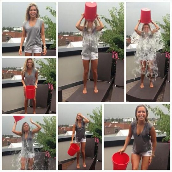 Sylvie Meis Ice Bucket Challenge 
