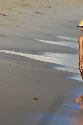 Alessandra Ambrosio Bikini Candids - Fun Day at the Beach - August 2014