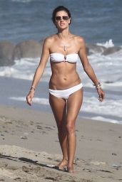 Alessandra Ambrosio Bikini Candids - Malibu, August 2014