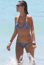 Alessandra Ambrosio Wearing a Bikini in Hawaii - August 2014