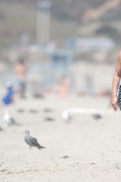 Ali Larter on a Beach in Los Angeles - August 2014