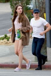 Alison Brie Leggy - Out in Los Angeles - August 2014