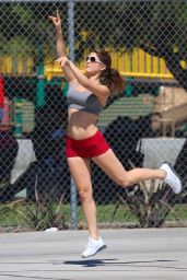 Amanda Cerny Plays Basketball in Beverly Hills - August 2014