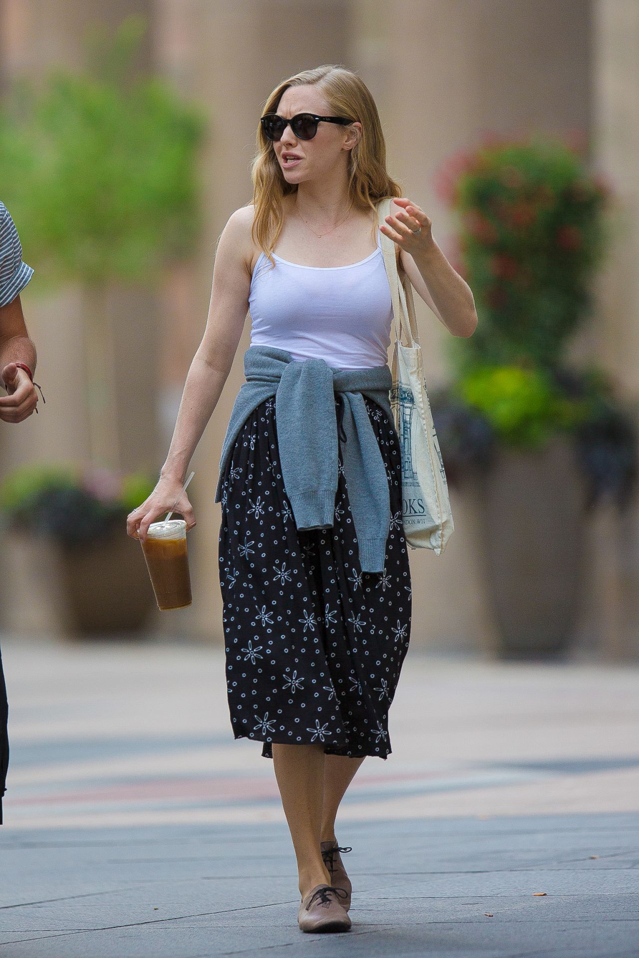 Amanda Seyfield Street Style - Out in Boston, August 2014