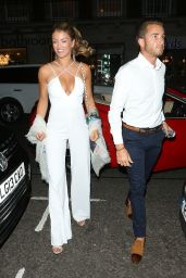 Amy Willerton Night Out Style - Mayfair, July 2014