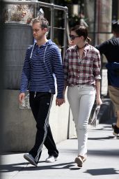 Anne Hathaway and Adam Shulman - Out in NYC - August 2014