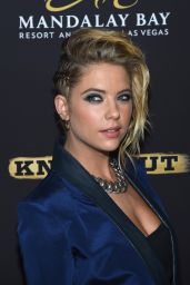 Ashley Benson – Big Knockout Boxing Inaugural Event in Vegas – August 2014