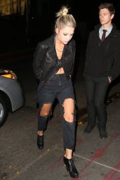 Ashley Benson Night Out Style – at the Chateau Marmont in Los Angeles – Aug. 2014