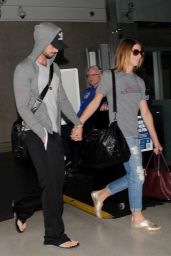 Ashley Greene Street Style - at LAX Airport, August 2014