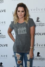 Ashley Tisdale & Lily Aldridge - Velvet X and St Jude Join The Fight Charity Tee Launch in Los Angeles