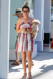 Ashley Tisdale - Out With Her Dog in Studio City - August 2014