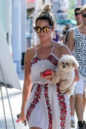 Ashley Tisdale - Out With Her Dog in Studio City - August 2014