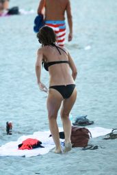 Audrina Patridge in a Bikini at a Beach in Miami - August 2014